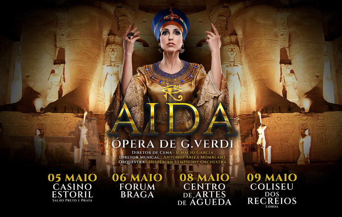 Aida maio 2026 em portugal