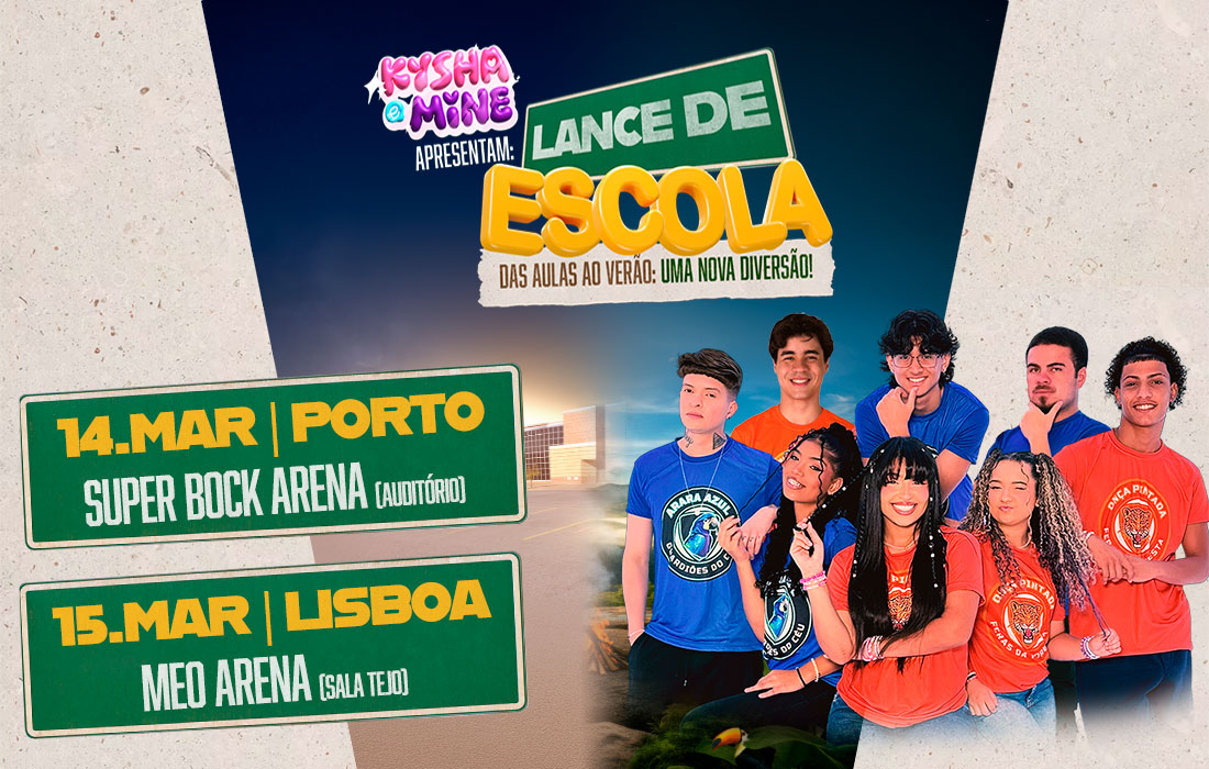 Kysha e Mine em março no porto e lisboa