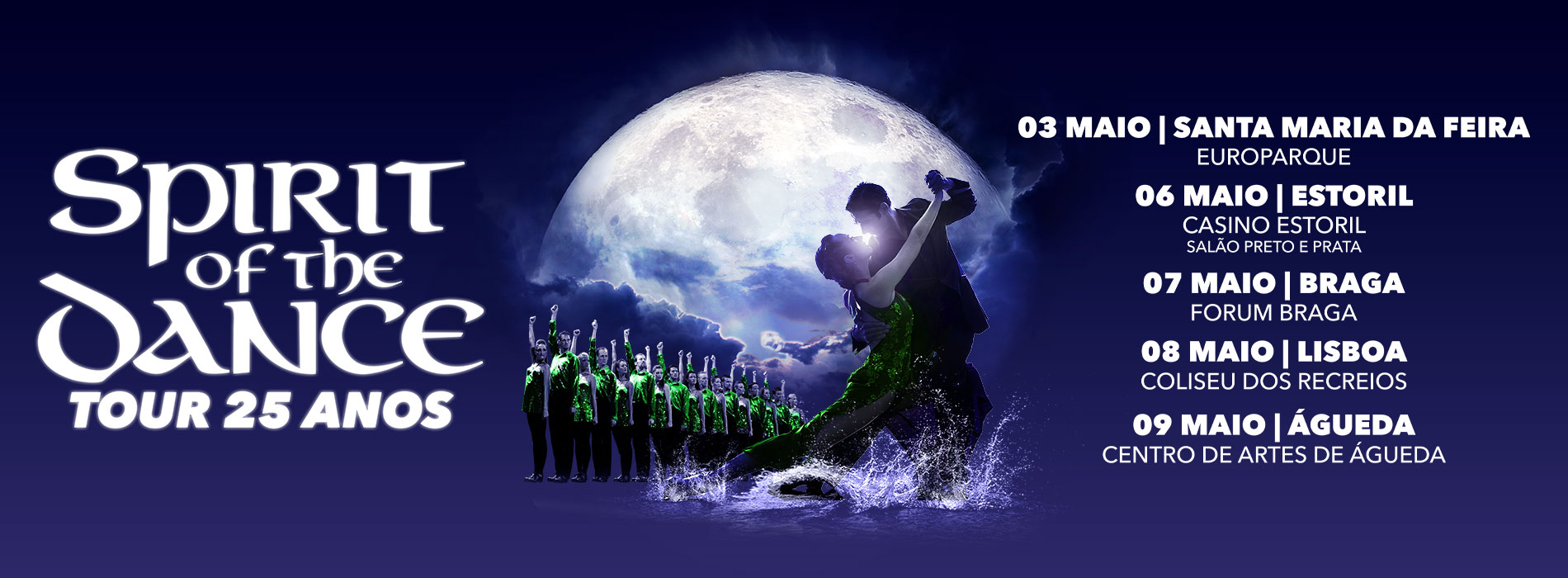 cartaz spirit of dance tour 25 anos em portugal