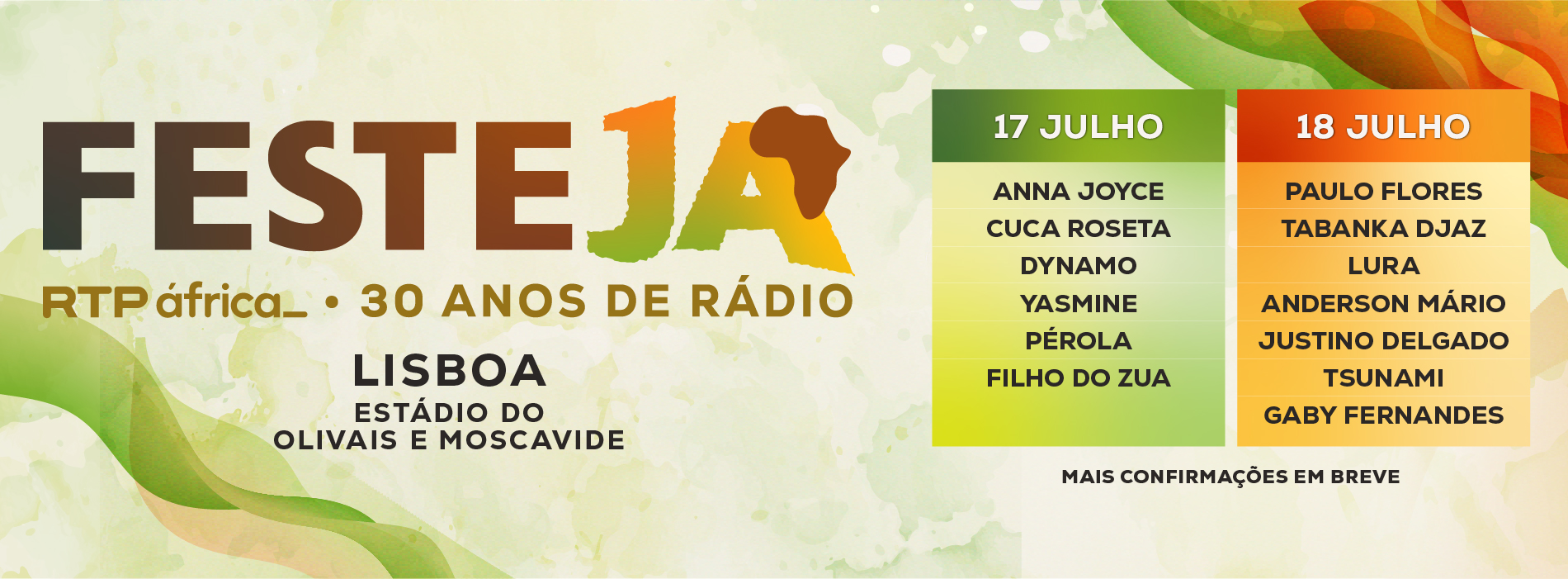 Festeja 17 e 18 julho em Lisboa